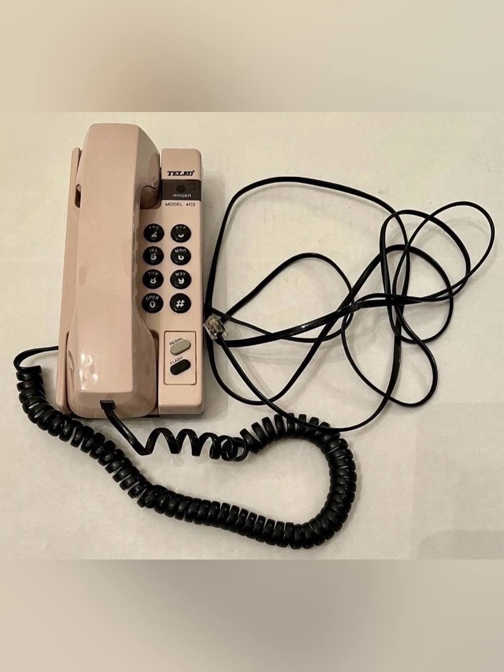 Vintage TELKO Pink Telephone